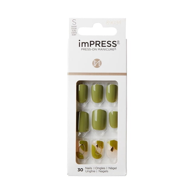 KISS ImPRESS Press-On - Fake Nails, Short