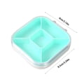 thumbnail image 3 of EGNMCR Travel Vitamin Organizer 5 Compartments Portable Vitamin Organizer Small And Unique Shape Easy To Carry Large Space Capacity Suitable For Outdoor Travel Vitamin Organizer, 3 of 6