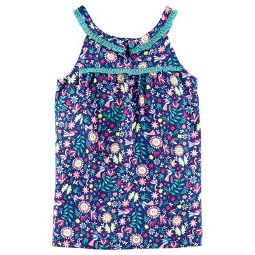 Carter's Camisole en Popeline à Motif Floral pour Bébé Fille, 12 Mois