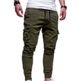 thumbnail image 1 of KIHOUT Mens Fashion Joggers Sports Pants - Drawstring Loose Cargo Pants Sweatpants Trousers, 1 of 4
