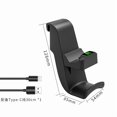 thumbnail image 3 of Upgraded Hanging Charging Station for PS5 Controllers - Dual Contact Charger with LED Indicators + Headset Storage Hook, Space-Saving Design, Overcharge Protection | PS5 Accessories, 3 of 5