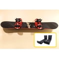 thumbnail image 1 of AA Products A Couple of Aluminium Snowboard Display Wall Mount Rack w/Protective Lining, 1 of 4