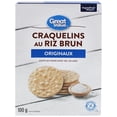 thumbnail image 2 of Craquelins au riz brun originaux Great Value, 2 of 5