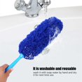 thumbnail image 2 of Qiilu 1 pcs Washable Anti Static Soft Microfiber Clean Duster Home Furniture Car Cleaning Tool, Cleaning Duster, Duster Cleaning Tool, 2 of 4