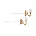 thumbnail image 3 of Milaget 2Pcs Hanging Lamp Simulation Decor for Dollhouse Living Room Mini Toy Lamp D, 3 of 9