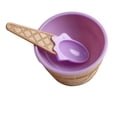 thumbnail image 2 of RKSTN Ice Cream Bowl Cute Ice Cream Ice Cream Set Bowl Purple Kitchen Gadgets, 2 of 2