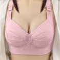 thumbnail image 2 of Bras for Women Woman Oversized Wireless Bra Front Button Push Up Underwear Bra, 2 of 4