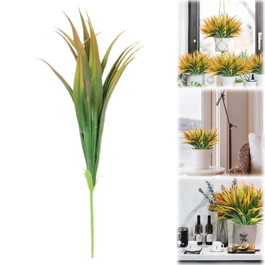 Miyuadkai Claerance! Orange Tail Turf Plant Artificial Flower Decorative Shrub Greening Orange, Lot Bundles Artificial Plant Flower Decor Shrub Landscaping