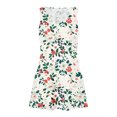 thumbnail image 4 of Ovzne Robes d'Été pour Femmes 2025 Robe Femme Robe Décontractée pour Femmes avec Poches Robe Bohème d'Été de Plage Robe T-Shirts Robe à Col en V Ample Robes Débardeur Robe de Printemps Imprimée Liquidation, 4 of 7