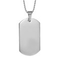 thumbnail image 2 of Tag Necklace,Military Tag Necklace Titanium Pendant Necklace Tag Pendant Necklace Unrivaled Performance, 2 of 12