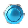 thumbnail image 3 of Bouton Poussoir en Métal Interrupteur Boule Oxydation Complète Auto-Réinitialisation Jog Vis Pied Contrôle de Puissance 16mm 220vBlue, 3 of 8