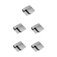 thumbnail image 1 of ZheElen Belt Clip Foldable Belt Buckle With Adjustable Buckle Clip For Easy Travel silver 5Set, 1 of 6