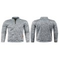 thumbnail image 4 of Men‘s Autumn Stand Collar Zipper Pullover with Long Sleeve, 4 of 5