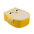 thumbnail image 3 of Oleegame 2PC Bathtub Drain Stopper Box Portable Container Box Lunch Storage Owl Food Lunch Bag Yellow, 3 of 4