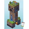 thumbnail image 1 of Minecraft - Creeper VIllage Wall Poster, 14.725" x 22.375", Premium Poster & Mount Bundle, 1 of 1