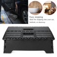 thumbnail image 1 of Folding Step Stool, Portable Step Ladder with Non Slip Grips, Large Platform, 300 Lb Loading Capacity, Made of Plastic, for Elderly, Pregnant, Bathroom Travel Use, 1 of 7
