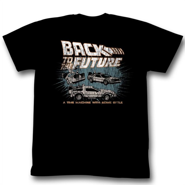 Retour vers le Futur Voitures T-Shirt pour Adulte