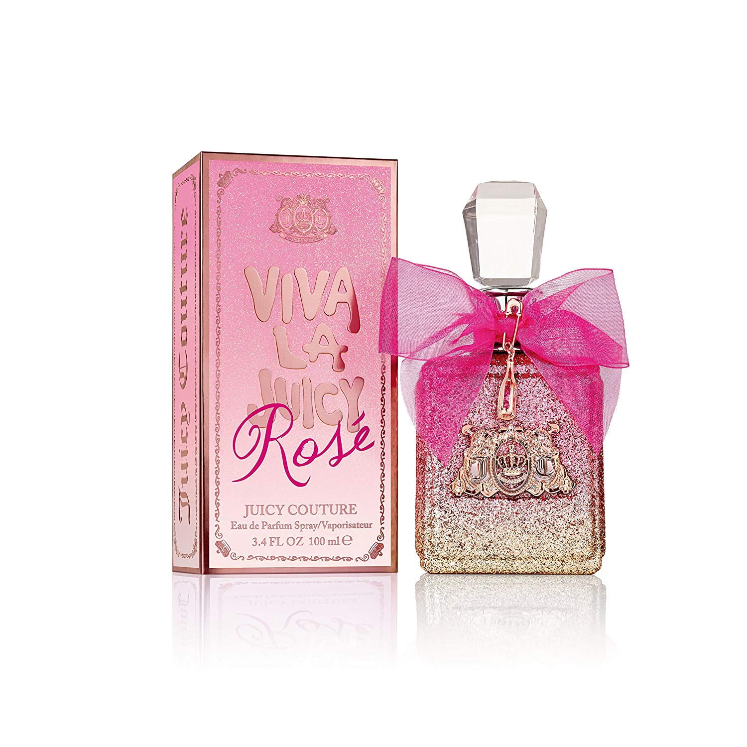 Viva La Juicy Rose Eau De Parfum Spray By Juicy Couture 3.4 oz