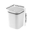 thumbnail image 3 of Chmadoxn Garbage Can, Trash Can Desktop Trash Can Office Bin With Lid Small Desktop Garbage Bin In Dormitory Bedroom Trash can, 3 of 6
