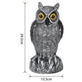 thumbnail image 3 of YAOMOBB Trio de Leurres Hibou Épouvantails de Jardin Réalistes Statues d'Oiseaux Créatives, 3 of 6