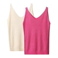 thumbnail image 1 of ManxiVoo Sparkle V Neck Sequin Camisol for Women Stylish Two Piece Set Beige, 1 of 5