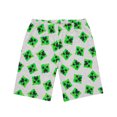 thumbnail image 3 of Minecraft Boys Black Creeper & Zombine All-Over Print Short Sleeve Short Leg Pyjama Set (8-9 Years) [dis], 3 of 7