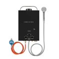 thumbnail image 1 of Chauffe-eau Portable 7 L au Propane, Chauffe-Eau Extérieur Sans Réservoir, Chauffe-Eau au Gaz, Multiples Protections pour VR, Cabane, Grange, Camping, 1 of 7