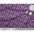 thumbnail image 3 of Soimoi Poly Georgette Fabric Geometric & Paisley Block Printed Craft Fabric by The Yard 52 Inch Wide, 3 of 3
