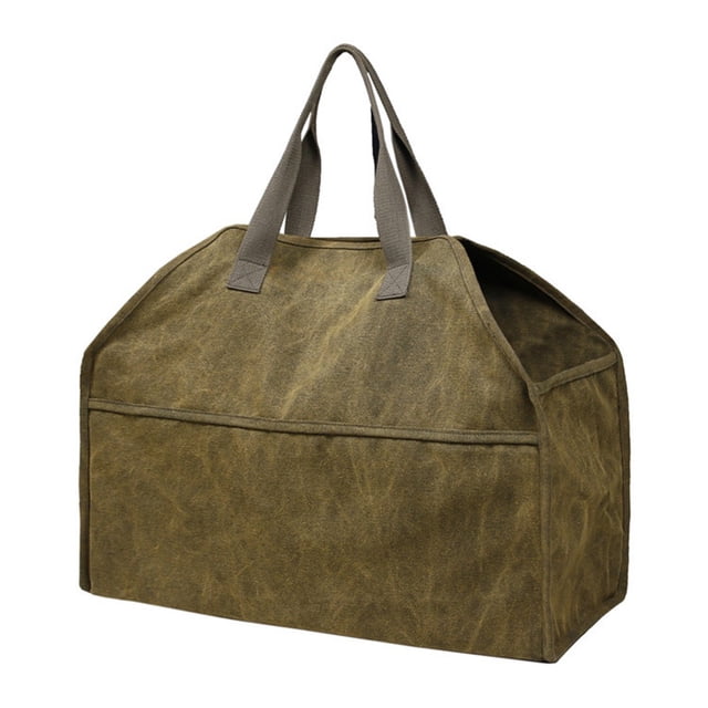 Sac de Transport Sac de Rangement Résistant aux Rayures pour Camping Poignée de Cheminée Transporteur de Bois de Chauffage Nouveau