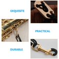 thumbnail image 4 of HLONK Leather Saxophone Neck Strap Tenor Alto Soprano Saxophone Strap for Replacement, 4 of 8