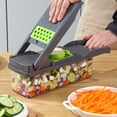 thumbnail image 2 of axGear Multifunction Vegetable Slicer Vegetable Food Cutter Onion Chopper, 2 of 9