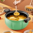 thumbnail image 1 of Autocuiseur à Vide Multifonction de 8 L en Forme de Citrouille, Marmite à Soupe Antiadhésive en Acier Inoxydable avec Couvercle, Grande Capacité pour la Cuisine Familiale, 1 of 5