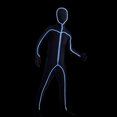 thumbnail image 2 of Men's Light Up Stick Figure Bodysuit Costume M, 2 of 2