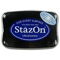 thumbnail image 2 of Stazon Tampon d'Encre Solvant-Ultramarine, 2 of 3