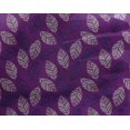 thumbnail image 4 of oneOone Georgette Viscose Fabric Leaves Block Printed Craft Fabric BTY 42 Inch Wide, 4 of 4
