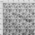 thumbnail image 3 of oneOone Georgette Viscose Gray Fabric Floral Sewing Craft Projects Fabric Prints By Yard 42 Inch Wide, 3 of 4