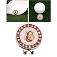 thumbnail image 5 of pitrice Zinc Alloy Golf Ball Markers Training Aids Hat Clip Anti-rust Putt Sign A, 5 of 5