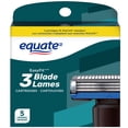 thumbnail image 1 of Equate 3 EasyFit 3 Blade Razor Refills, 1 of 5