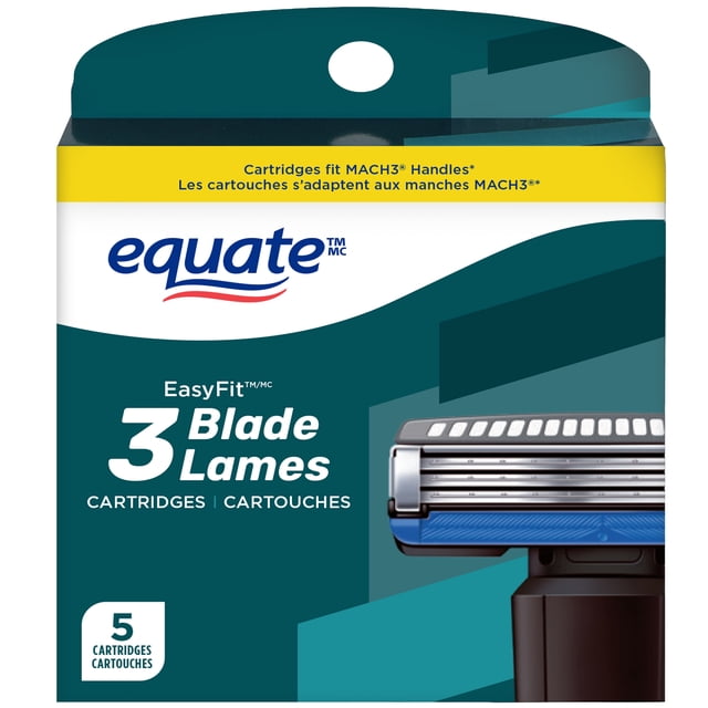 Equate 3 EasyFit 3 Blade Razor Refills
