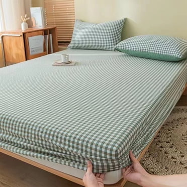 Jpxdew Drap-Housse Antidérapant Poche Profonde 78.74x59.06 Pouces, Protection de Matelas Extensible Quatre Directions