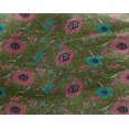 thumbnail image 4 of oneOone Georgette Viscose Fabric Leaves & Floral Block Fabric Prints By Yard 42 Inch Wide, 4 of 5
