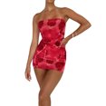 thumbnail image 2 of Fortune Robe Tube Bohème pour Femmes Sans Manches Moulante Mini Robes, 2 of 8