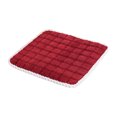 thumbnail image 1 of Seat Cushions Super Soft and Comfortable Plush Chair Cushion with Fixed Rope Non Slip Seat Cushion Comfortable Dining Chair Cushion Suitable for Home office Patio Dormitory Library 16x16In, 1 of 7