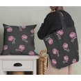 thumbnail image 5 of Soimoi Gray Cotton Jersey Fabric Grandiflora Roses Floral Print Fabric by Yard 58 Inch Wide, 5 of 5