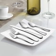 thumbnail image 5 of Stainless Steel Flatware Silverware Set, Eating Utensils Tableware Include Knife Fork Spoon, Mirror Polished, Dishwasher Safe, 5 of 5
