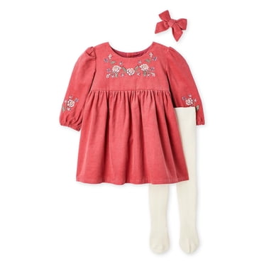 Btween Baby Girls' Three Piece Dress Set