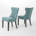 thumbnail image 2 of Chaises de Salle à Manger KEANE dossiers capitonnés à oreilles (Set de 2), 2 of 5