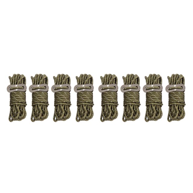 Shengyu 1/2/3 4X Tent Lanyard Reflective Rope Wind Cord High-strength Fine Workmanship DIY Prop Universal Outdoor Accessories Replaced Part Gray 2PCS