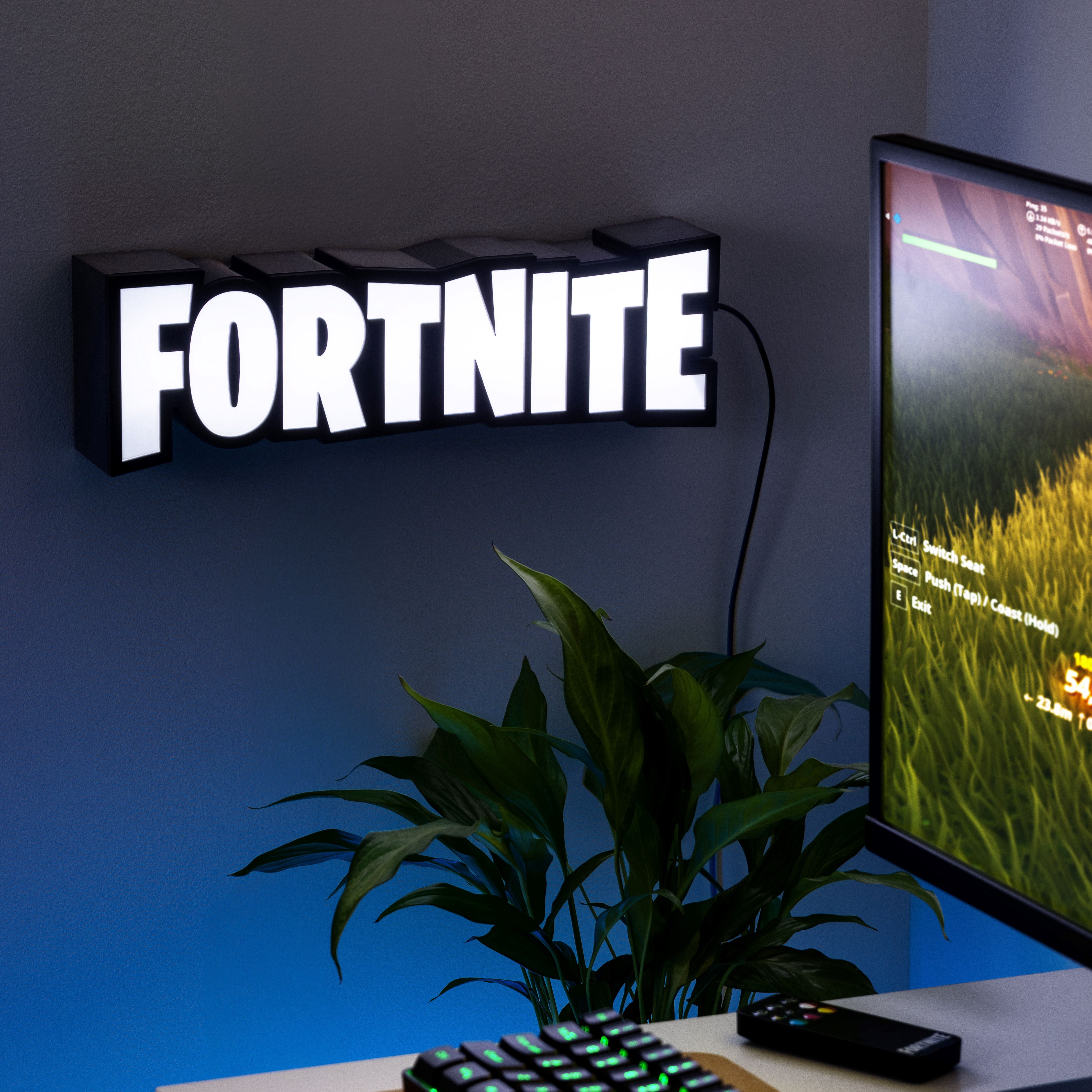 Lumière du logo Fortnite
