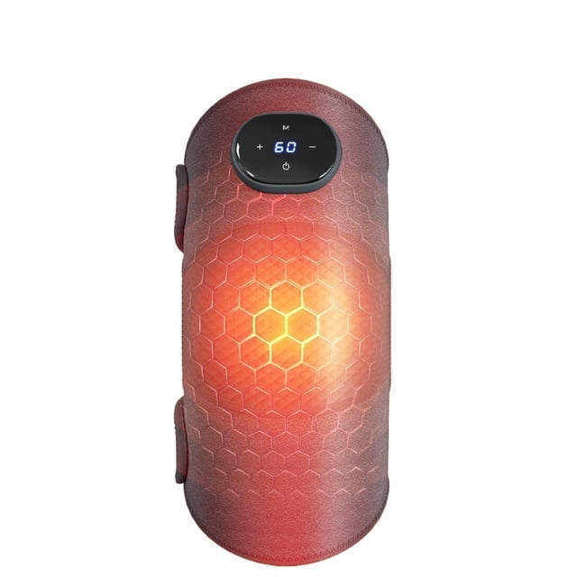 Appareil de Massage Portable Sans Fil pour Genou, Chauffage Électrique, Articulation Chaude, Compression Chaude à l'Armoise
